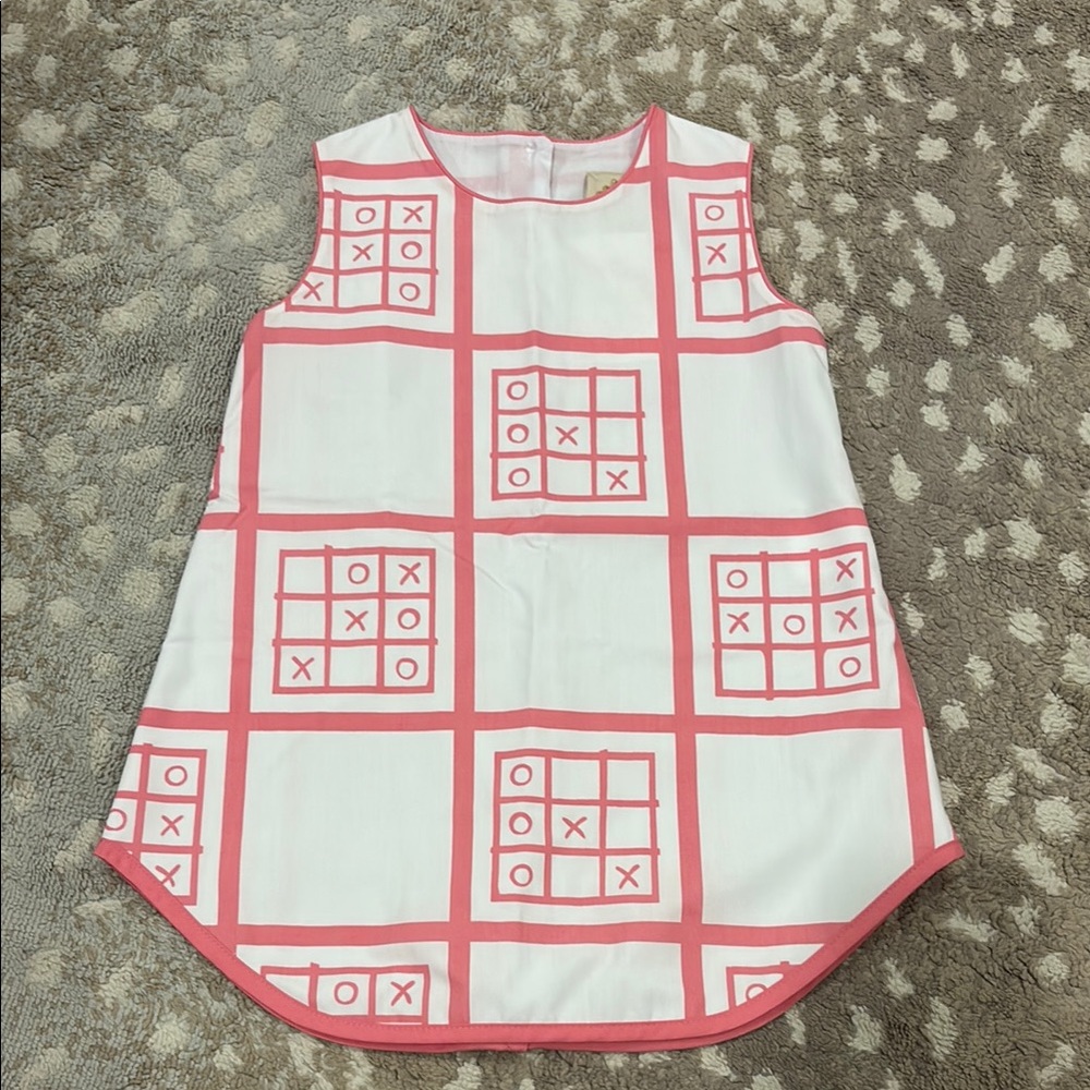 NWT The Beaufort Bonnet Company Pink and White Dress